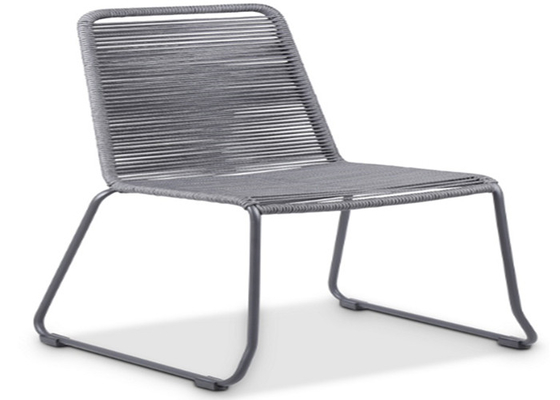 Doppelt-umsponnene gesponnene Polyester-Garten-Stühle für Innen im Freien