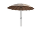 Fiberglas versieht runden Garten-Sonnenschirm-Regenschirm des Patio-Regenschirm-3m mit Rippen